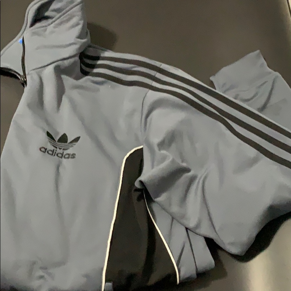 Adidas track suit top